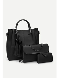 Tassel Charm Tote Bag 3pcs Tassel Charm Tote Bag 3pcs