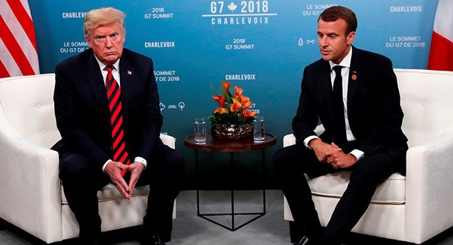 Ông Trump đề nghị ông Macron rút Pháp khỏi EU - Ảnh 2.