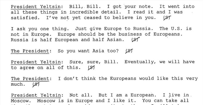 Tiết lộ tài liệu mật về Boris Yelsin và Bill Clinton những năm 90 - Ảnh 3.