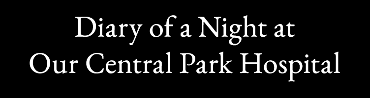 Diary of A Night at Our Central Park Hospital