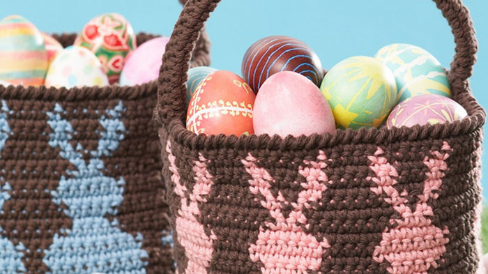 Crochet Easter Baskets Pattern