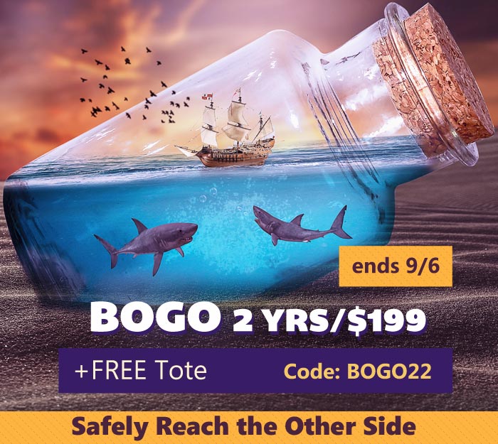 SchoolhouseTeachers.com Shark BOGO get 2 years for just $199, plus Free Tote. Ends 9/6.