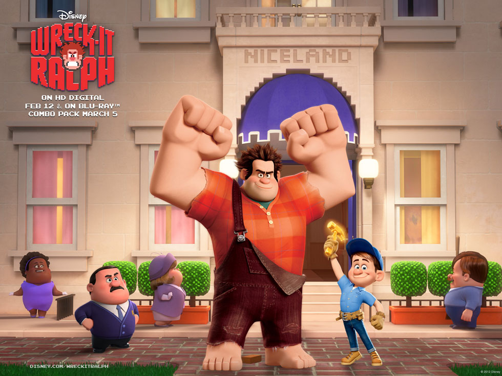 disney characters wreck it ralph