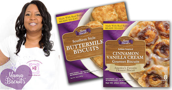 Lesley Riley, founder and CEO of Mama Biscuits