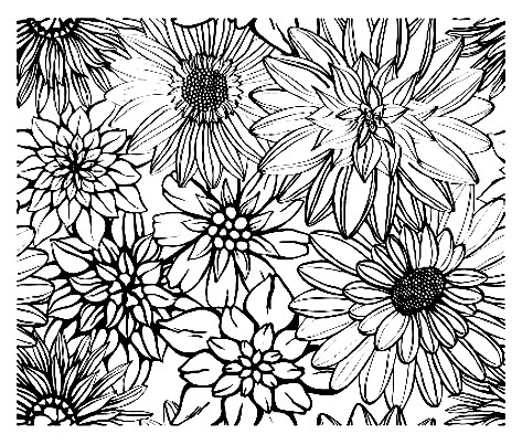 Coloring of various flowersFrom the gallery : Vintage