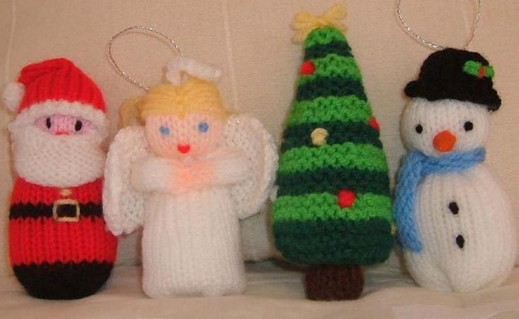 Image result for knitted christmas ornaments patterns