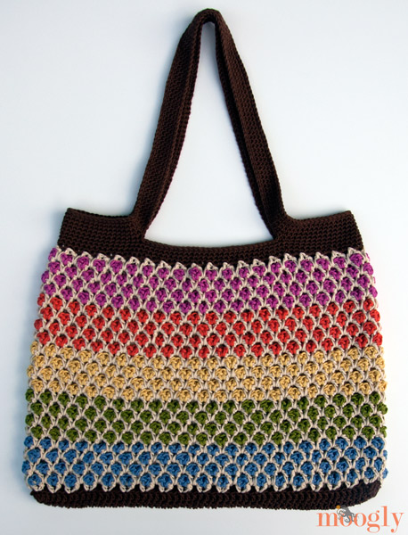 Moroccan Market Tote: free #crochet pattern on Moogly!