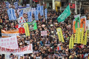 Hong Kong new year parade