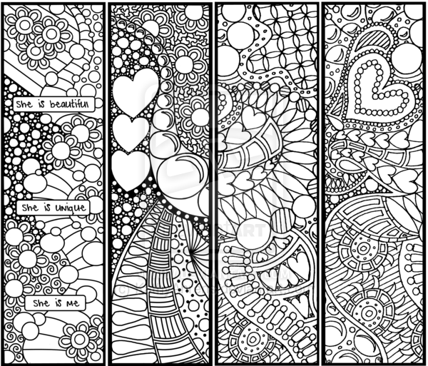 Image result for coloring page book marks