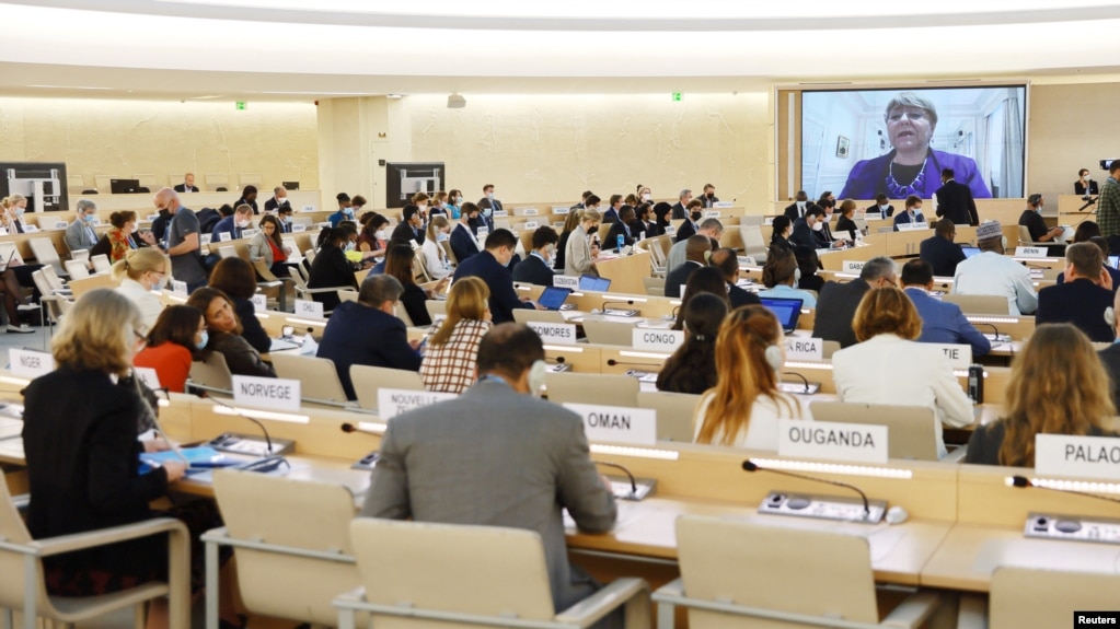 Phiên họp đặc biệt của Hội đồng Nhân quyền LHQ tại Geneva vào ngày 12/5/2022 về tình hình nhân đạo ở Ukraine.