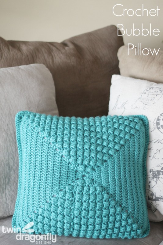 Crochet Bubble Pillow 