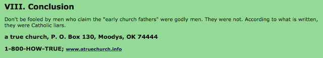http://atruechurch.info/earlychurchfathers.html http://atruechurch.info/earlychurchfathers.html