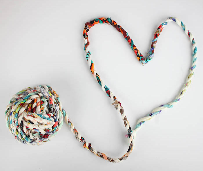 How to Make Twine from Fabric Scraps