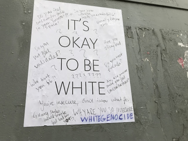 It's Okay to be White sign