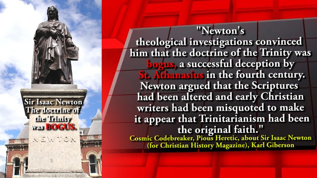 history's greatest scientists Sir Isaac Newton, who believed the Roman Catholic Church, was misguided in its interpretation of Christianity, and had returned to idolatry. history's greatest scientists Sir Isaac Newton, who believed the Roman Catholic Church, was misguided in its interpretation of Christianity, and had returned to idolatry.