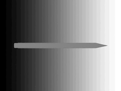 Light or Dark Pencil Optical Illusion