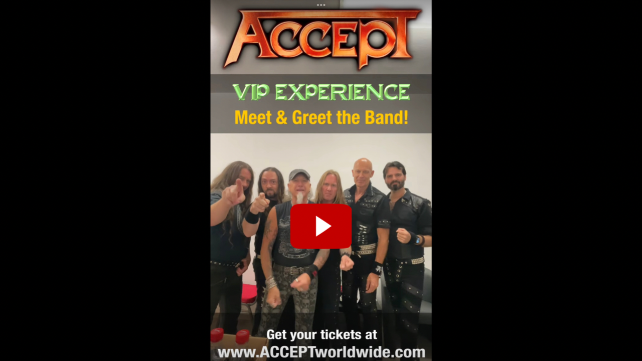 ACCEPT Touring the US for the First Time in 10 Years *** Announces Meet and Greet with ACCEPT ***