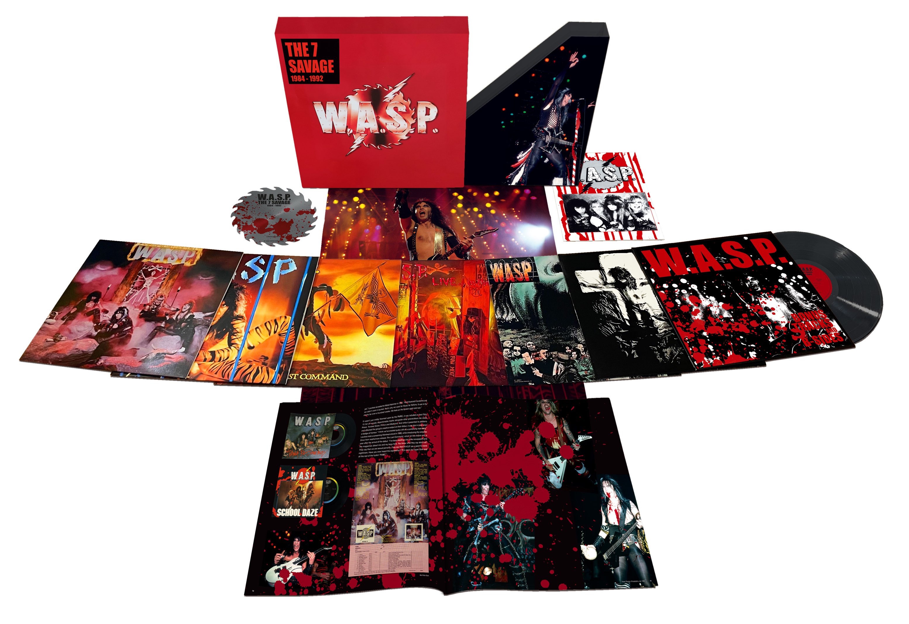 W.A.S.P. ANNOUNCE THE 7 SAVAGE DELUXE 8LP BOXSET FROM THEIR ‘CAPITOL YEARS’