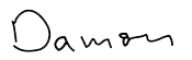 Damon Connolly Signature