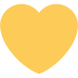 Yellow heart ��