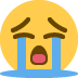 Loudly crying face ��