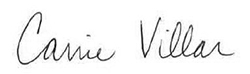 Carrie Villar signature