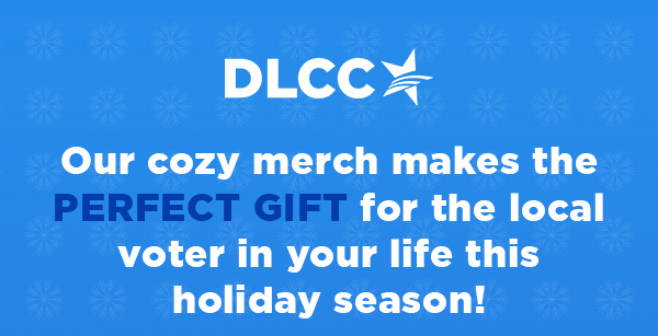 Our cozy merch makes the perfect gift for the local voter in your life this holiday season!