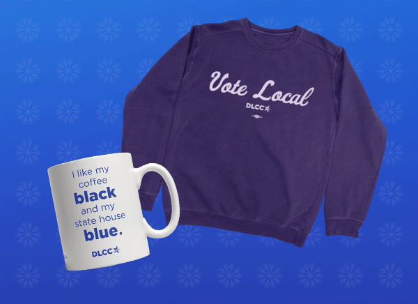 
                        Our merch is 100% union made — AND 100% of the proceeds go to building Democratic power in state legislatures across the country. 