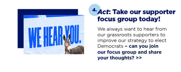  Act: Take our supporter focus group today!