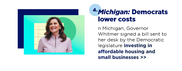 Michigan: Democrats lower costs Michigan: Democrats lower costs