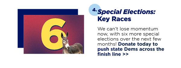 Special Elections:  in key races Special Elections:  in key races