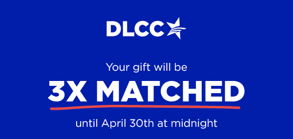 Your gift will be 3x MATCHED until midnight February 28 Your gift will be 3x MATCHED until midnight February 28