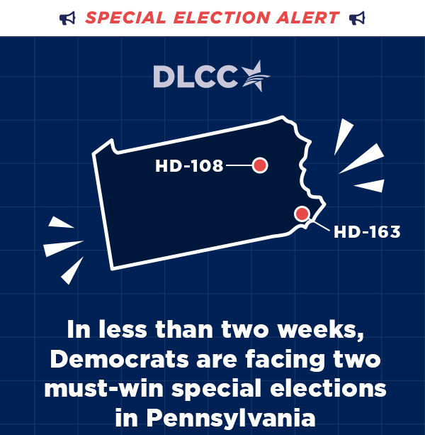 In less than two weeks, Democrats are facing two must-win special elections in Pennsylvania