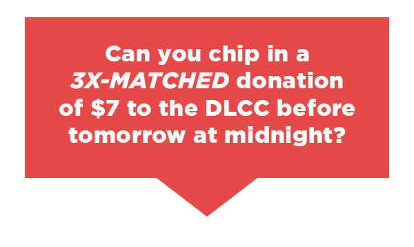 Can you chip in a THREE-TIMES MATCHED donation before tomorrow at midnight? Can you chip in a THREE-TIMES MATCHED donation before tomorrow at midnight?