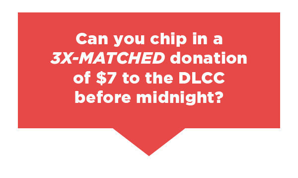 Can you chip in a THREE-TIMES MATCHED donation before midnight? Can you chip in a THREE-TIMES MATCHED donation before midnight?