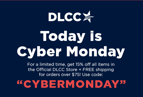 Tomorrow is Cyber Monday/For a limited time, get 15% off all items in the Official DLCC Store + FREE shipping for orders over $75! Tomorrow is Cyber Monday/For a limited time, get 15% off all items in the Official DLCC Store + FREE shipping for orders over $75!