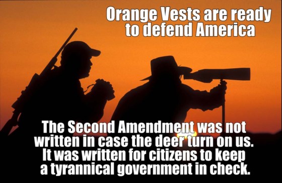 orange vest defend America