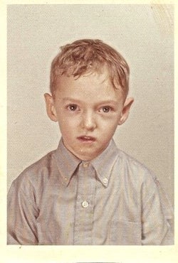 Image of Mark Kelly as a young boy.