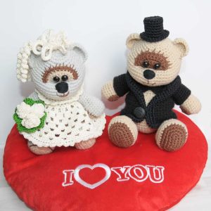 Crochet Bears Wedding - FREE amigurumi pattern