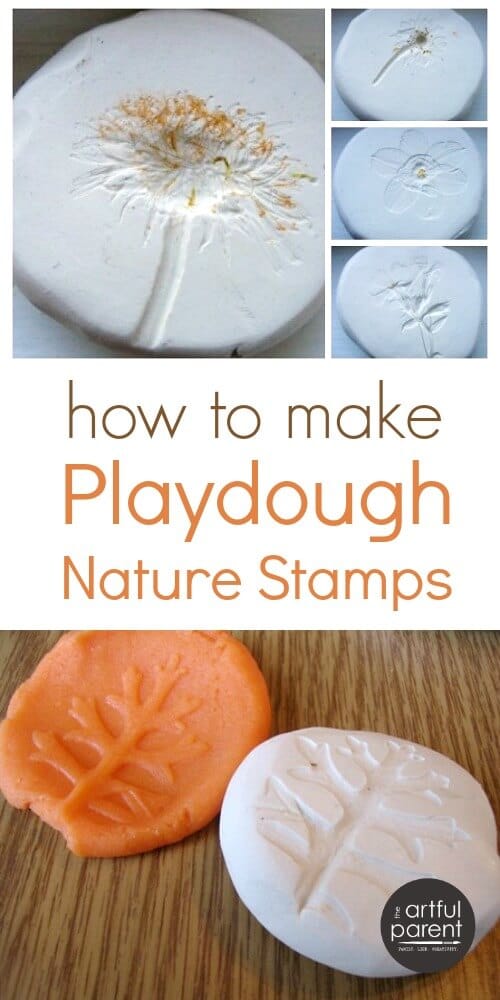 How to Make Playdough Nature Stamps with Sculpey Clay