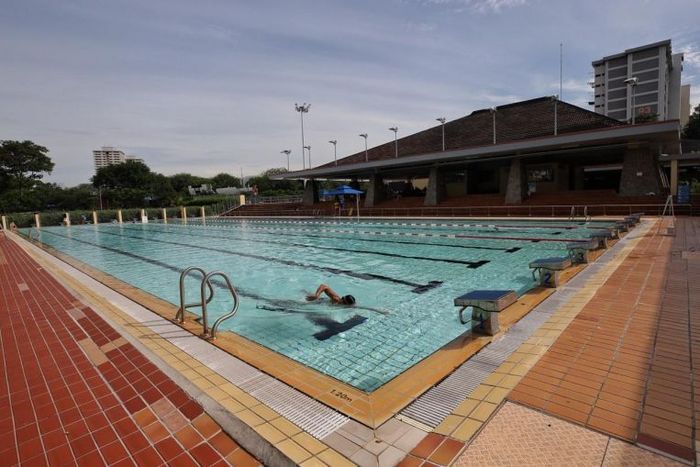 Kolam renang Kallang Basin, Singapura.