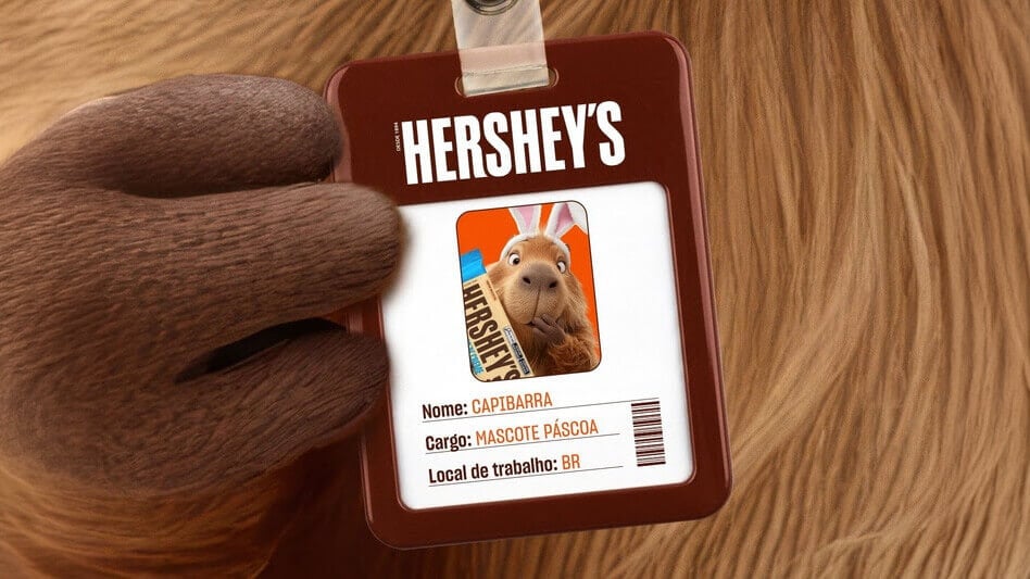 Hershey’s demite o Coelho da Páscoa e contrata uma capivara