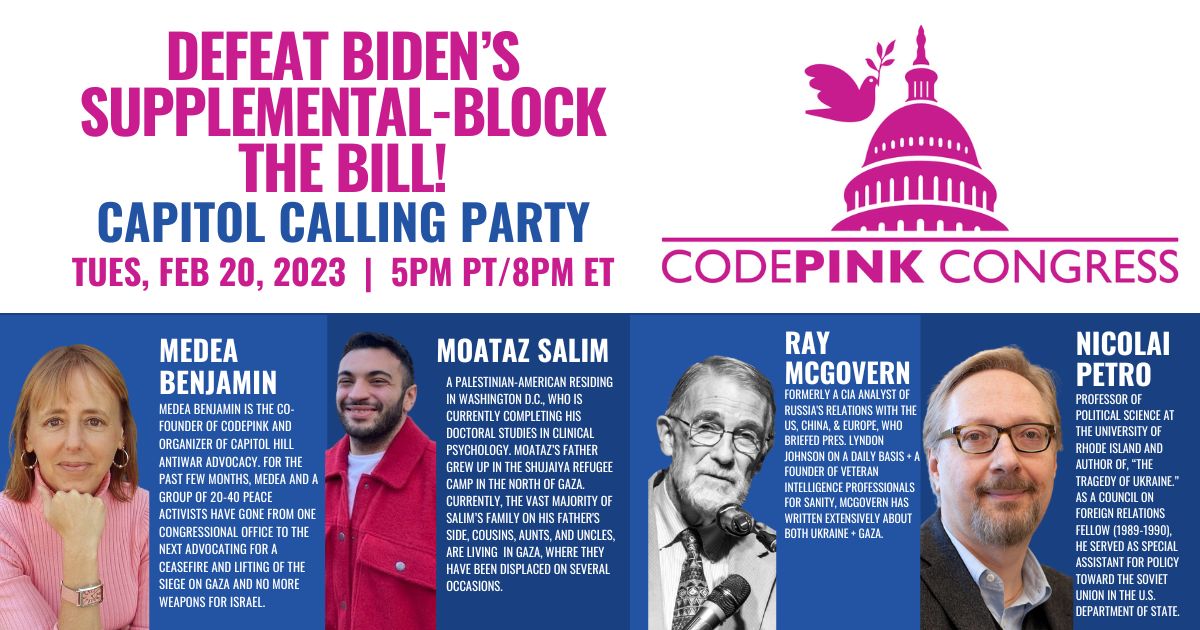 CodePink Capitol Calling Party @ RSVP