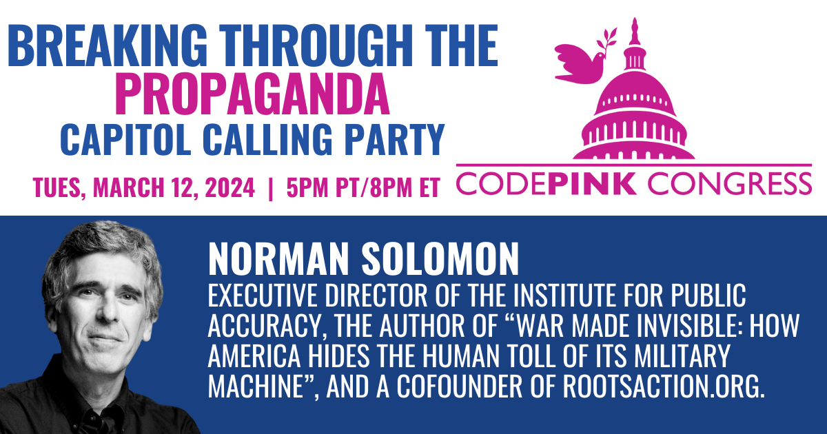 CodePink Capitol Calling Party @ RSVP