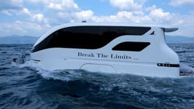 On the water, the SealVans cruise at a maximum speed of 13 knots