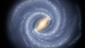 An artist's impression of the Milky Way galaxy, which a new study has found could be more habitable than previously thought