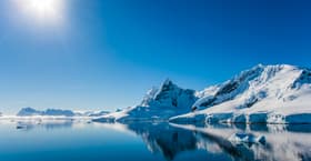 Paradise Bay on the Antarctic peninsula, which is one of the fastest warming regions on the planet