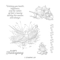 Pleasant Phesants Clear-Mount Stamp Set Pleasant Phesants Clear-Mount Stamp Set