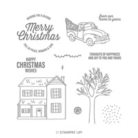 Farmhouse Christmas Photopolymer Stamp Set