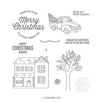 Farmhouse Christmas Photopolymer Stamp Set Farmhouse Christmas Photopolymer Stamp Set